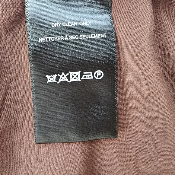 Free People Misha Linen Blend Oversized Chocolate Lava Blazer Jacket Size 6 - Picture 14 of 16